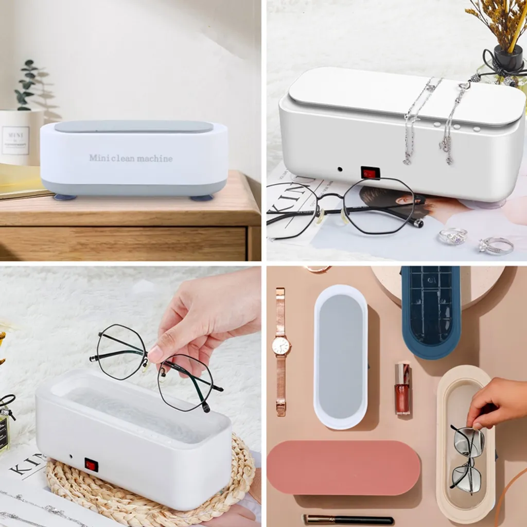 Ultraschallreiniger, Brillenreiniger, Schmuckreiniger, Betrieb Mit Leitungswasser,Für Schmuck, Brillen, Ringe, Silber, Uhren 5 Ultraschallreiniger, Brillenreiniger, Schmuckreiniger, Betrieb Mit Leitungswasser,Für Schmuck, Brillen, Ringe, Silber, Uhren – Bild 3