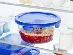 Pyrex Cook & Go Glas Runde Schüssel Mit Deckel 0.7L -Küchenutensilien Laden aab98632c25f1b1ffbe960b42c98b305