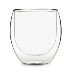 DUOS 4X 410ml Jumbo Doppelwandige Thermo-Gläser + 4X Edelstahl-LÖFFEL, Für Latte Macchiato, Cocktails, Vorspeisen By Feelino -Küchenutensilien Laden aad9b1338993117bf501e9fb91edf67e