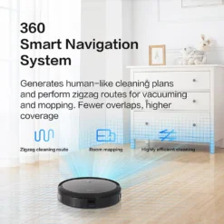 360 C50 Saugroboter Nass & Trocken Staubsauger 2600pa Smart Vacuum Robot Cleaner -Küchenutensilien Laden acdce10030191c9173f1c84996bf74b9