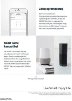 Ecovacs Deebot 605 Robotersauger Weiß 33 Ecovacs Deebot 605 Robotersauger Weiß -Küchenutensilien Laden ad96d1758429698f935c2376cbc5e06a