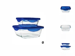 Pyrex Cook & Go Glas Square Teller Mit Deckel 0.9l -Küchenutensilien Laden aefcd6e027260be03535f8ec3f90b961