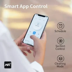 Saugroboter Mit 2800 Pa Saugkraft, Große Staubbox 600ML,APP Steuerung, 120 Min Laufzeit, Staubsauger Roboter WLAN Optimiert Für Teppich Tierhaare Hartböden-AIRROBO P20 -Küchenutensilien Laden af0602c9188c2ec9b794e6874bbbbbe9