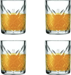Pasabahce 52780 Shot Glas Stamper Timeless In Crystal Design 4er-Set -Küchenutensilien Laden af3916606ccad105056f2e7fb311cbc0
