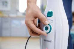 Leifheit Dampfreiniger CleanTenso Inkl. 2er Set Ersatz-Wischbezüge -Küchenutensilien Laden b2ab0ec17f164a6f817ac699f33c1288