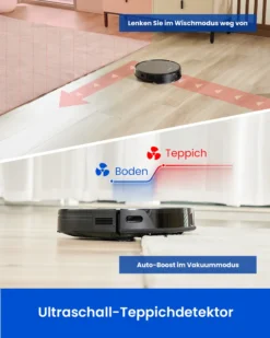 Proscenic Floobot X1 Saugroboter Mit Absaugstation,Ultraschall-Wischsystem,3000Pa Saugkraft,PathPro™ Laser-gestützte Navigation,Staubsauger Roboter Mit Siri,Google Assistant, Alexa& App-Steuerung -Küchenutensilien Laden b4384b2cdd9c8079ab88fe28e4567b2f