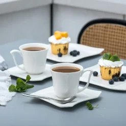 MALACASA, Serie Amparo, 36 Teilig Set Cremeweiß Porzellan Kaffeeservice Dessertteller Kaffeetasse Mit Untertasse 15 MALACASA, Serie Amparo, 36 Teilig Set Cremeweiß Porzellan Kaffeeservice Dessertteller Kaffeetasse Mit Untertasse -Küchenutensilien Laden b5c114db8104cb22b6a93bc252fd3031