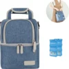 Muttermilch-Kühltasche Mit Kühlakkus, Doppellagig, Passend Für 3 Flaschen, Bis Zu 255 Ml, Für Stillen, Muttermilch, Pumpbeutel, Rucksack ,Denim Blue 2 Muttermilch-Kühltasche Mit Kühlakkus, Doppellagig, Passend Für 3 Flaschen, Bis Zu 255 Ml, Für Stillen, Muttermilch, Pumpbeutel, Rucksack ,Denim Blue -Küchenutensilien Laden b6b6fb718d0ac986dcb0f22d752b1ec0