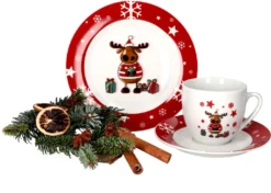 Kaffeeservice Elch 18tlg. Für 6 Personen Weiß Mit Weihnachtsdekor Lustiger Elch 12 Kaffeeservice Elch 18tlg. Für 6 Personen Weiß Mit Weihnachtsdekor Lustiger Elch -Küchenutensilien Laden b90ce79a70f1a09b32b433a9ab0889c3