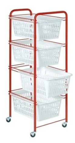 Universalwagen Siena Rollwagen Küchenwagen Für Bad Küche 4 Körbe -Küchenutensilien Laden b96fe4fbee7000bc821e51cd6cd1d537