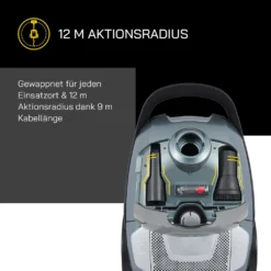 GUTFELS CLEAN 2010 Bodenstaubsauger | 800 Watt Leistung | Integriertes Zubehör | 3 Liter Staubbehälter -Küchenutensilien Laden bbbdddd3d6f2b6ae6136d0223d3b1595