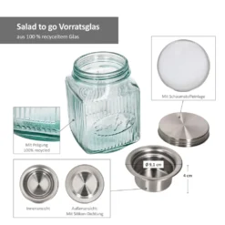 3tlg Set Salat To Go Vorratsglas 1L Lunch-Box Für Salat Nachhaltig Aufbewahrung 13 3tlg Set Salat To Go Vorratsglas 1L Lunch-Box Für Salat Nachhaltig Aufbewahrung -Küchenutensilien Laden bc997b6a30249ed386429271fa1d96ce