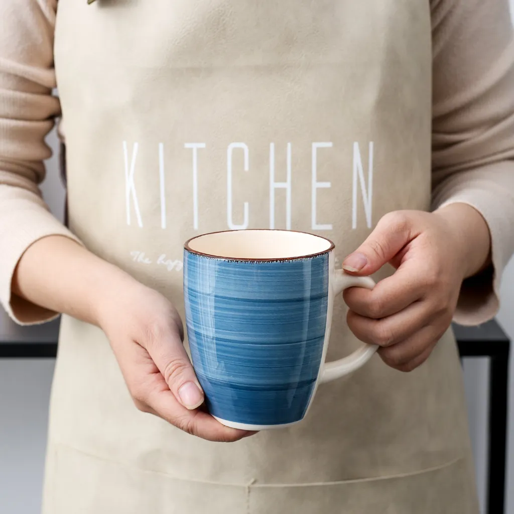 Vancasso Bella Steinzeug Kombiservice, 16 Teilig Geschirrset Für 4 Personen, Mit Je 4 Dessertteller, Speiseteller, Müslischalen, Kaffeebecher, Blau 6 Vancasso Bella Steinzeug Kombiservice, 16 Teilig Geschirrset Für 4 Personen, Mit Je 4 Dessertteller, Speiseteller, Müslischalen, Kaffeebecher, Blau – Bild 4