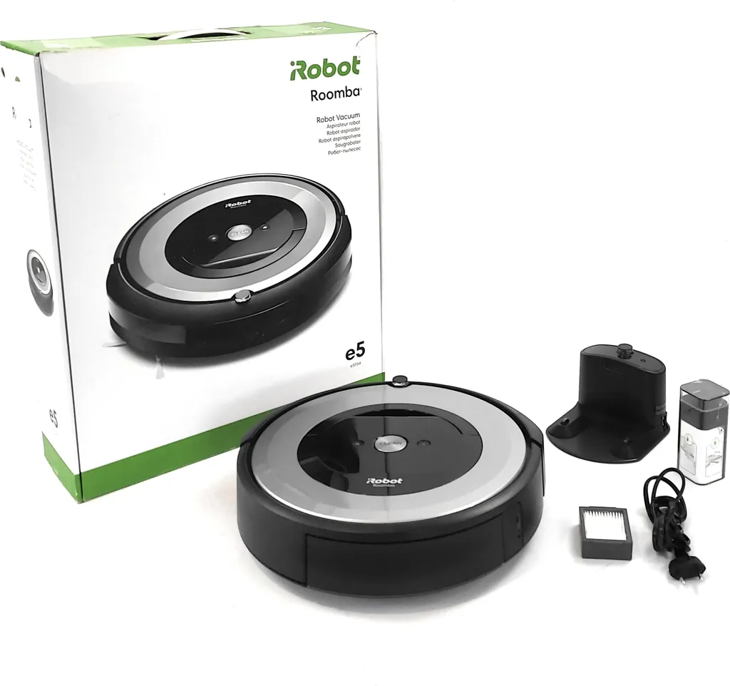 IRobot Roomba E5 (E5154) Staubsauger-Roboter Silber - Für Hartböden, Teppich, Tierhaare 9 IRobot Roomba E5 (E5154) Staubsauger-Roboter Silber - Für Hartböden, Teppich, Tierhaare – Bild 7