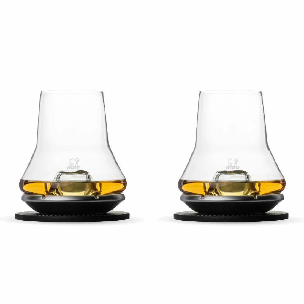 Peugeot Whiskyglas-Verkostungsset Les Impitoyables, Duo Set Dégustation, 2 Gläser Mit Kühlsockeln, 266158 3 Peugeot Whiskyglas-Verkostungsset Les Impitoyables, Duo Set Dégustation, 2 Gläser Mit Kühlsockeln, 266158