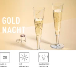 Goldnacht Champagnerglas-Set H22 Von Ritzenhoff Design Team -Küchenutensilien Laden bf1b2f067bfe3efe51bc07a2a5ff186a