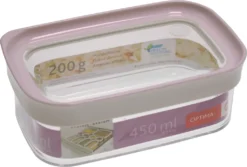 Emsa Trockenvorratsdose OPTIMA 0,45 Liter Transparent / Weiß -Küchenutensilien Laden c004b8ab9359931411dcfc56471a1606