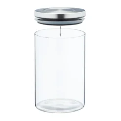 Relaxdays 3er Set Vorratsgläser 800 Ml -Küchenutensilien Laden c053543266913818dc688412048c6265