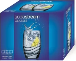 Sodastream Trinkglas 4er-Pack, Passend Zu Sodastream-Glaskaraffen -Küchenutensilien Laden c0cf39538302c7bff03b4a9d84ec3cb8