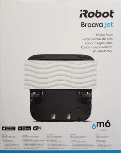 IRobot Braava Jet M6 M6134 Nasswischroboter, Eckig, Weiß/Blau 12 IRobot Braava Jet M6 M6134 Nasswischroboter, Eckig, Weiß/Blau -Küchenutensilien Laden c239fcf1bfa5f6f02e26ae730c7c7fc6