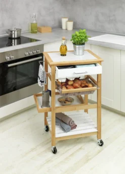 Wenko Küchenwagen Finja Aus Bambus -Küchenutensilien Laden c287720ca3154ee8dcde6670cecf1e1d