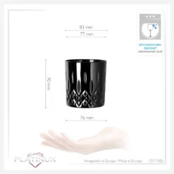 Schwarze Trinkgläser Mit Diamant Muster Aus Glas 250ml (max. 300ml) Gläser Whiskeygläser -Küchenutensilien Laden c380768269fc98e7c5f9b4b46d573655