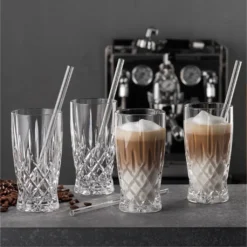 Nachtmann Latte Macchiato Set/4 + 4 Glastrinkhalme 7604/8tlg. Noblesse 104671 12 Nachtmann Latte Macchiato Set/4 + 4 Glastrinkhalme 7604/8tlg. Noblesse 104671 -Küchenutensilien Laden c4ffe78611215c19557876463ad56aa6