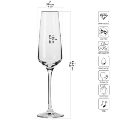 KROSNO Avant-Garde Sektgläser, 6er-Set, 180 Ml -Küchenutensilien Laden c51ecca0559cf266b627f8ff7dc63e1a