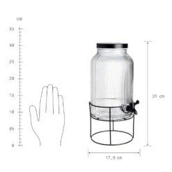 BUTLERS FOUNTAIN Getränkespender Mit Ständer 2 Tlg. -Küchenutensilien Laden c7ffc957cbc40f5a4ee6d77b7bbbbdc9