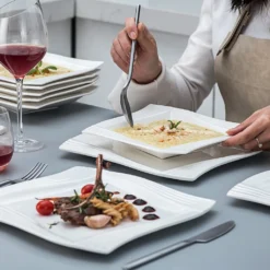 MALACASA, Serie Amparo, Cremeweiß Porzellan Tafelservice 12 Tlg. Set Speiseteller Und Suppenteller Geschirrset Für 6 Personen 13 MALACASA, Serie Amparo, Cremeweiß Porzellan Tafelservice 12 Tlg. Set Speiseteller Und Suppenteller Geschirrset Für 6 Personen -Küchenutensilien Laden c91723c1ee18d03a65f254a588bf4138