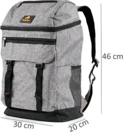 CampFeuer Kühlrucksack 20 Liter Grau, Leicht Und Wasserdicht -Küchenutensilien Laden c942329daf1f4be376bbef383ef0e3ce