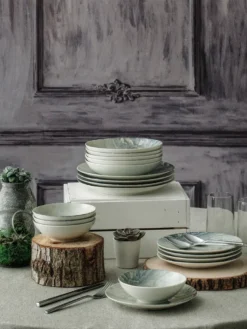 Hermia Concept, Erika,(24 Stücke), Abendessen , Mehrfarbig, 100% Porzellan -Küchenutensilien Laden cb3125b52b2b8c3a55d116c0e0b5b4b5