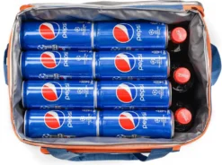 METEOR Kühltasche Frosty Picknicktasche Thermotasche Isoliertasche 30L Blue/grey -Küchenutensilien Laden cb949672bf8d4d27352b4b79ac97116f