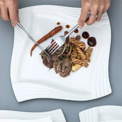 MALACASA, Serie Amparo, Cremeweiß Porzellan Tafelservice 12 Tlg. Set Speiseteller Und Suppenteller Geschirrset Für 6 Personen 11 MALACASA, Serie Amparo, Cremeweiß Porzellan Tafelservice 12 Tlg. Set Speiseteller Und Suppenteller Geschirrset Für 6 Personen -Küchenutensilien Laden ceae78433552fef6d7f4bfab00ad7d5c