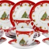 Van Well 18tlg. Kaffeeservice 'Weihnachtszauber' -Küchenutensilien Laden cf3f5cdba9d4a74b2db30c7be6b45ef2