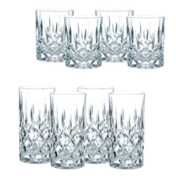 Nachtmann Nobelesse Gläser 4 Longdrinkgläser 4 Whiskygläser -Küchenutensilien Laden d4610e5200e17c48222f7f7e6a140671