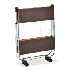 Relaxdays Klappbarer Servierwagen -Küchenutensilien Laden d48248ced54d4dca20ee884d25d5f892