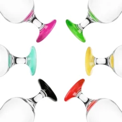 Cocktailgläser Set 6 Stück 400ml (max. 470ml) Longdrinkgläser Bargläser Hurricane Groß (Bunt) -Küchenutensilien Laden d4fb49c42c1177c920b4e197bdd4ee0c