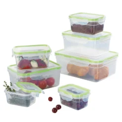Frischhaltedosen Set Klick-It Gefrierdosen Lunchbox Brotdose Dose 14 Tlg. Klar -Küchenutensilien Laden d55e7b458894c1ffb9c18b0c2c2258c5