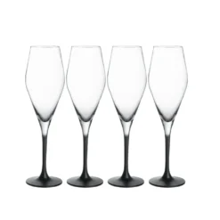 Villeroy & Boch Champagnerkelch Manufacture Rock Klar,schwarz, 4 Tlg. -Küchenutensilien Laden d5b79f469a46e6b283c6abc0463c13bd
