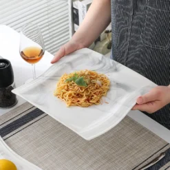 MALACASA, Serie Flora, 32 Tlg. Marmor Porzellan Geschirrset Kombiservice Tafelservice Mit 6 Schalen, 6 Dessertteller, 6 Suppenteller, 6 Speiseteller, 6 Becher Und 2 Rechteckige Servierplatte -Küchenutensilien Laden d5d416aa662f184215b8f2ab9c79f477