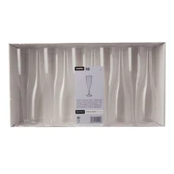 PAPSTAR Kunststoff-Sektglas 0,1 L Glasklar 10 Stück -Küchenutensilien Laden d6e24c8cabeb5e5c8001ca077fb7d2fc