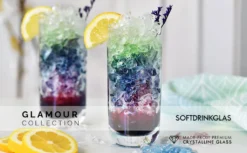 KROSNO Longdrinkgläser Wassergläser Trinkgläser | Set Von 6 | 360 ML | Glamour Kollektion | Perfekt Für Zuhause, Restaurants Und Partys | Spülmaschinenfest -Küchenutensilien Laden d73b69a0d5425b1252aab85967b20f46