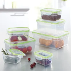 Frischhaltedosen Set Klick-It Gefrierdosen Lunchbox Brotdose Dose 14 Tlg. Klar -Küchenutensilien Laden d8840056b672a4799442fca627566559