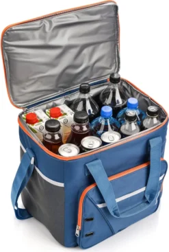 METEOR Kühltasche Frosty Picknicktasche Thermotasche Isoliertasche 30L Blue/grey -Küchenutensilien Laden d9268854a16e39fe6bb07bf75138b7ba