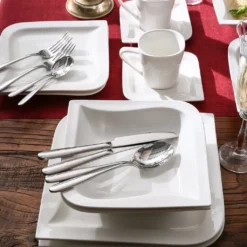 MALACASA, Serie Joesfa, 30 Tlg. Cremeweiß Porzellan Geschirrset Kombiservice Tafelservice Im Eleganten Design Mit Je 6 Tassen, 6 Untertassen, 6 Dessertteller, 6 Suppenteller Und 6 Speiseteller 21 MALACASA, Serie Joesfa, 30 Tlg. Cremeweiß Porzellan Geschirrset Kombiservice Tafelservice Im Eleganten Design Mit Je 6 Tassen, 6 Untertassen, 6 Dessertteller, 6 Suppenteller Und 6 Speiseteller -Küchenutensilien Laden d985d32b3aad9690f2959d8296edd5c3