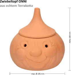 Mambocat Zwiebeltopf Onni Terrakotta Vorrats-Dose Mit Deckel Zur Aufbewahrung Von Ca. 900g Zwiebeln 18 Mambocat Zwiebeltopf Onni Terrakotta Vorrats-Dose Mit Deckel Zur Aufbewahrung Von Ca. 900g Zwiebeln -Küchenutensilien Laden d99c2b2fda020b54893571d53ab9bfcd