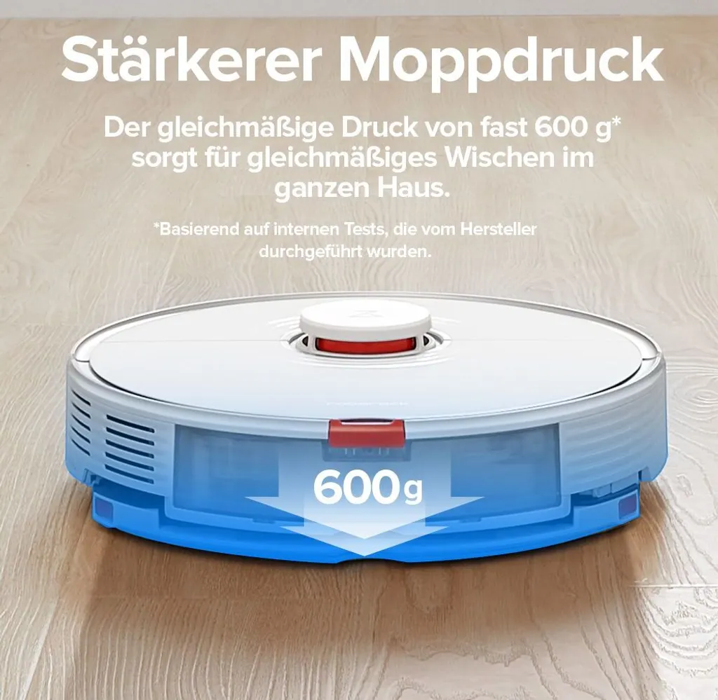 Roborock S7 Staubsauger Sonic Saugroboter Kehrroboter Kindersicherung LiDAR APP EU Weiß 7 Roborock S7 Staubsauger Sonic Saugroboter Kehrroboter Kindersicherung LiDAR APP EU Weiß – Bild 5