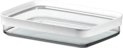 Emsa Trockenvorratsdose OPTIMA 0,45 Liter Transparent / Weiß -Küchenutensilien Laden da150ce887e7c66f4983300ebbc12693