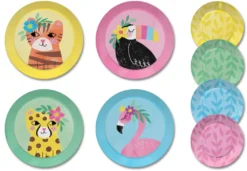 Kinderspiel Zinn Teeservice & Tragetasche, 15-teilig - Safari Design -Küchenutensilien Laden dabb99df0d534863777ac91f90f50d56